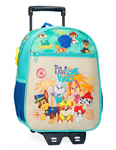 42622T2 ADAPT. BACKPACK 33CM.W/TROLLEY PAW PATROL PAWSOME VI